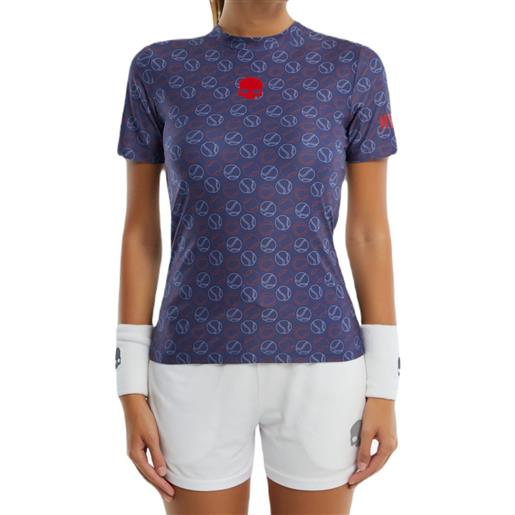 Hydrogen maglietta donna Hydrogen tennis balls all over tech t-shirt - blue