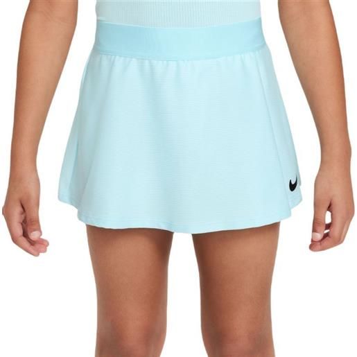 Nike gonnellina per ragazze Nike girls court dri-fit victory flouncy skirt - glacier blue/white