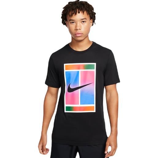 Nike t-shirt da uomo Nike court dri-fit tennis t-shirt - black