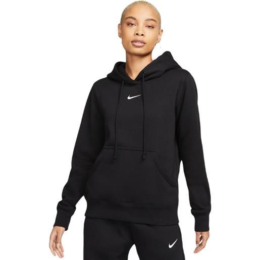 Nike felpa da tennis da donna Nike sportwear phoenix fleece hoodie - black/sail