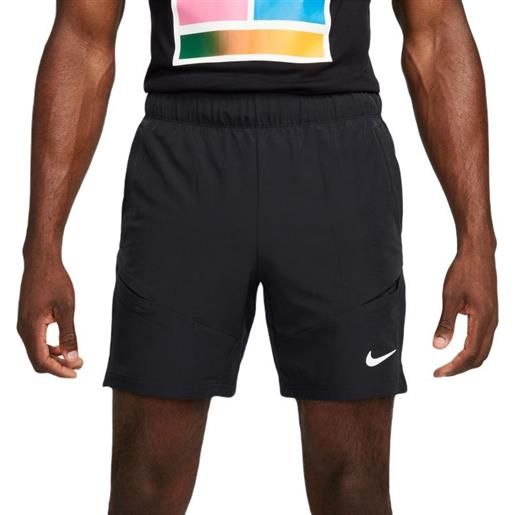 Nike pantaloncini da tennis da uomo Nike court dri-fit advantage 7" tennis short - black/black/white