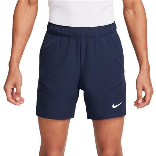 Nike pantaloncini da tennis da uomo Nike court dri-fit advantage 7" tennis short - obsidian/obsidian/white