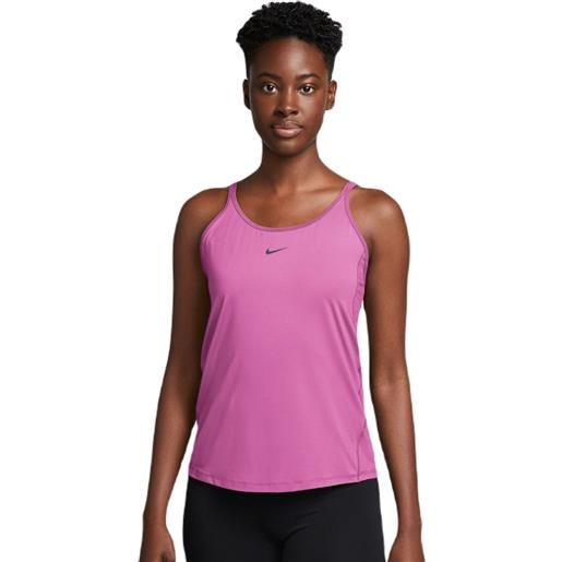 Nike top da tennis da donna Nike one classic dri-fit tank - playful pink/black