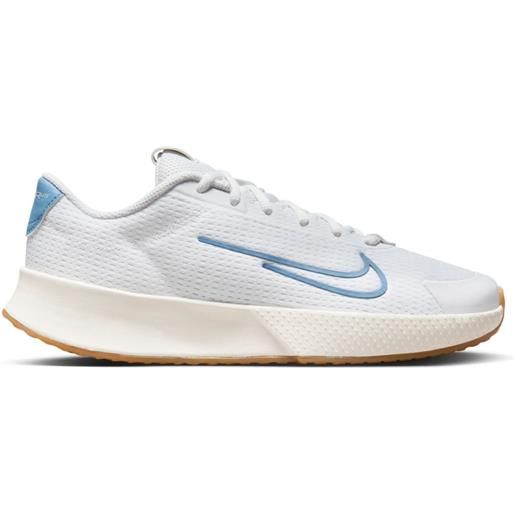 Nike scarpe da tennis da donna Nike court vapor lite 2 - white/light blue/sail/gum light brown