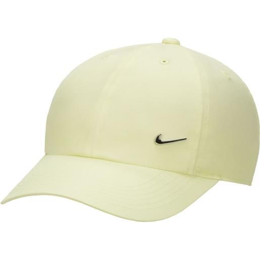 Nike berretto da tennis Nike dri-fit club unstructured metal swoosh youth cap - luminous green