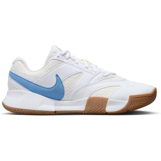 Nike scarpe da tennis da donna Nike court lite 4 - white/light blue/sail/gum light brown