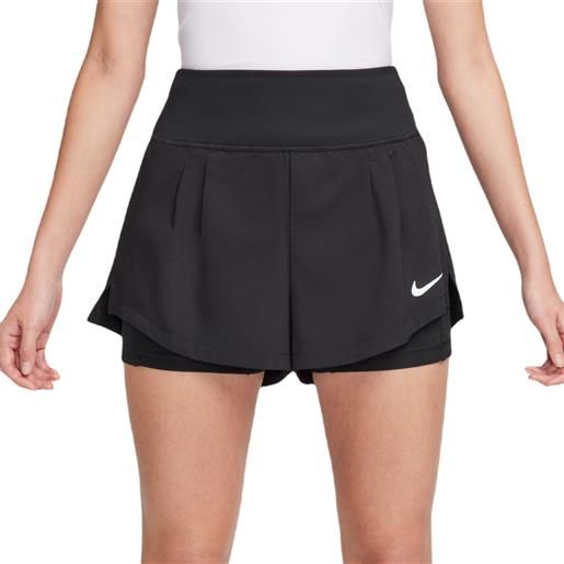 Nike pantaloncini da tennis da donna Nike court advantage dri-fit tennis short - black/black/white