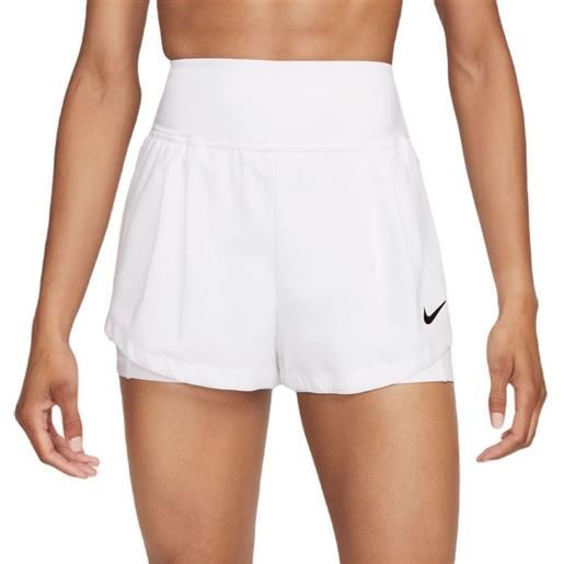 Nike pantaloncini da tennis da donna Nike court advantage dri-fit tennis short - white/white/black