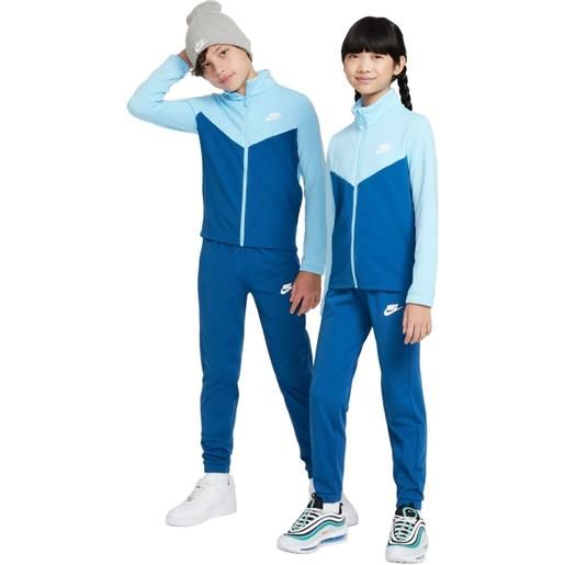 Nike tuta per ragazzi/giovani Nike kids sportswear tracksuit - aquarius blue/court blue/white