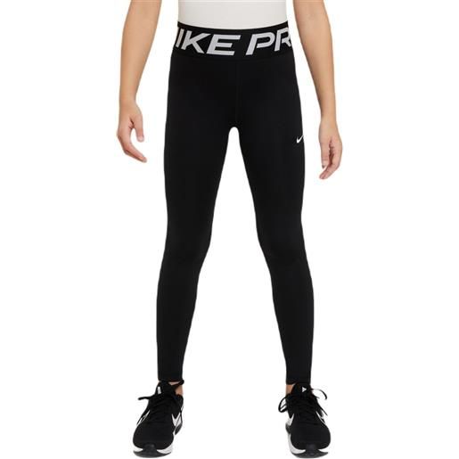 Nike pantaloni per ragazze Nike girls dri-fit pro leggings - black/white