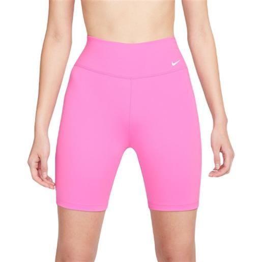 Nike pantaloncini da tennis da donna Nike one mid-rise short 7in - playful pink/white