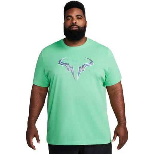 Nike t-shirt da uomo Nike court rafa dri-fit t-shirt - spring green