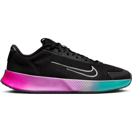Nike scarpe da tennis da uomo Nike vapor lite 2 premium - black/metallic silver/deep jungle/metallic silver