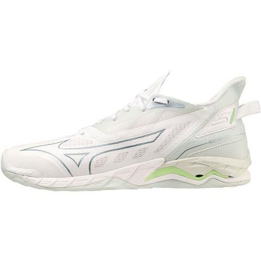 Mizuno scarpe da donna per badminton/squash Mizuno wave mirage 5 - white/gridge/patinagreen