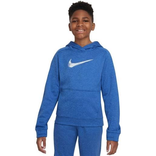 Nike felpa per ragazzi Nike multi+ therma-fit pullover hoodie - game royal/polar/white