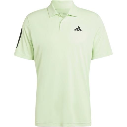 Adidas polo da tennis da uomo Adidas w club 3 stripes polo - semi green spark