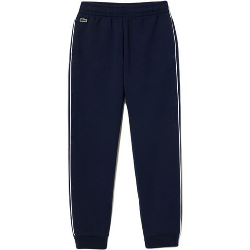Lacoste pantaloni per ragazzi Lacoste contrast accent track pants - navy blue