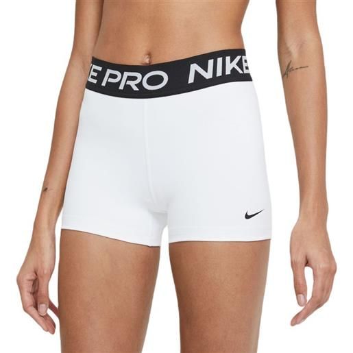 Nike pantaloncini da tennis da donna Nike pro 365 short 3in - white/black/black