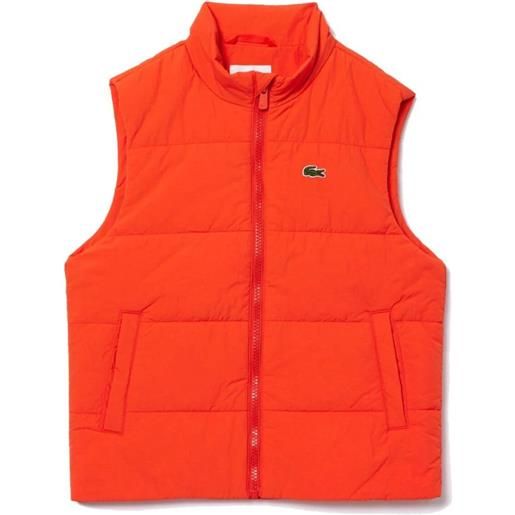 Lacoste felpa per ragazzi Lacoste kids' Lacoste taffeta vest jacket - orange
