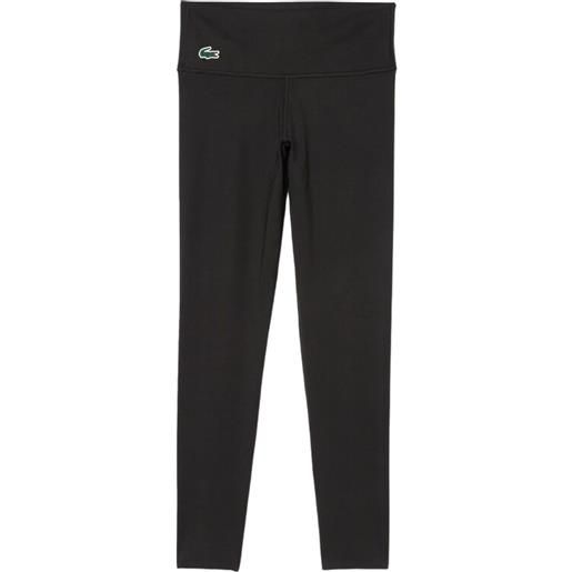 Lacoste leggins Lacoste mini pocket printed sport leggings - black