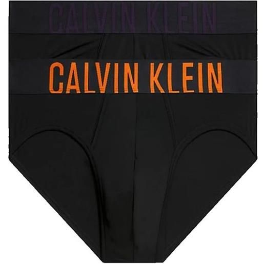 Calvin Klein boxer sportivi da uomo Calvin Klein intense power hip brief slip 2p - b-carrot/mysterioso logos