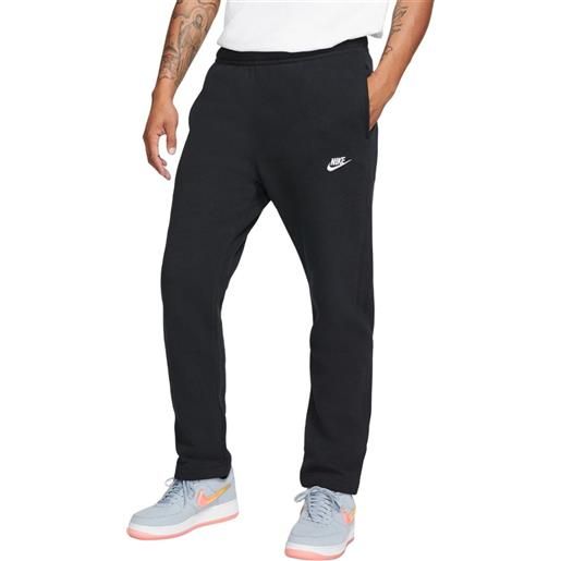 Nike pantaloni da tennis da uomo Nike sportswear club fleece pants - black/black/white