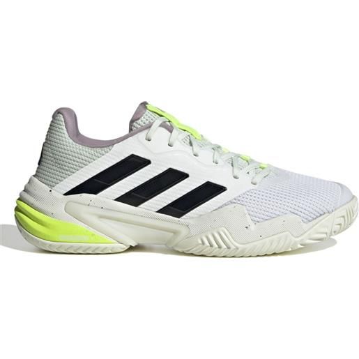 Adidas scarpe da tennis da donna Adidas barricade 13 - cloud white/core black/crystal jade