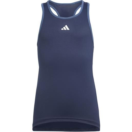 Adidas maglietta per ragazze Adidas club tank top - collegiate navy