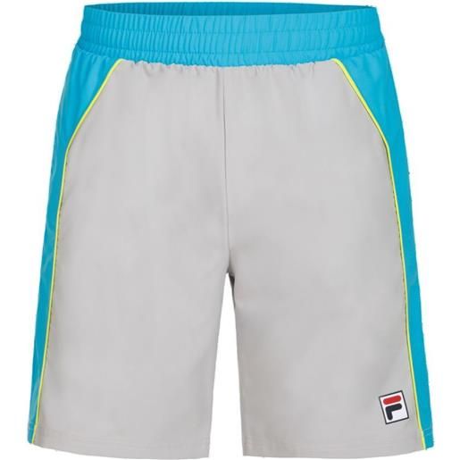 Fila pantaloncini da tennis da uomo Fila australian open jack short - silver scone/hawaiian ocean