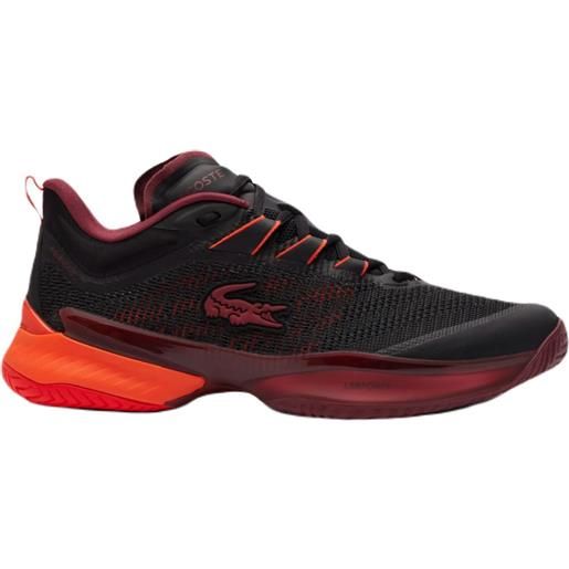Lacoste scarpe da tennis da uomo Lacoste sport ag-lt23 ultra clay court - black/burgundy