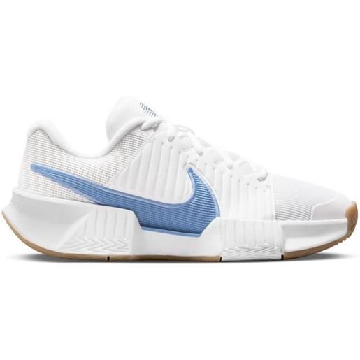 Nike scarpe da tennis da donna Nike zoom gp challenge pro - white/light blue/sail/gum light brown