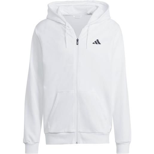 Adidas felpa da tennis da uomo Adidas club hoodie - white blanc
