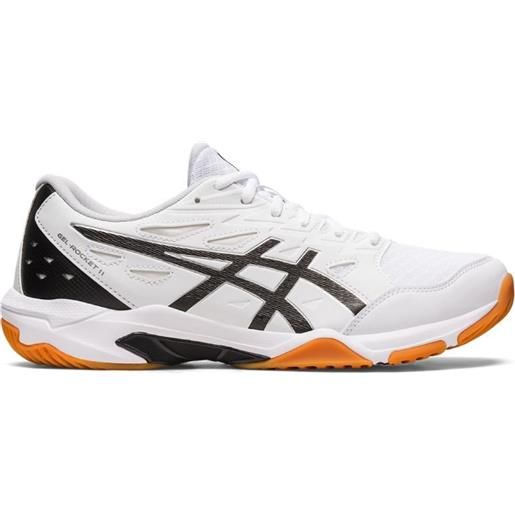 Asics scarpe da uomo per badminton/squash Asics gel-rocket 11 - white/pure silver
