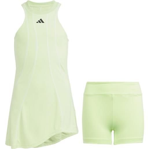 Adidas vestito per ragazze Adidas tennis pro kids - semi green spark