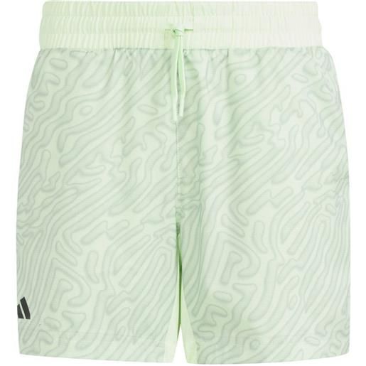 Adidas pantaloncini per ragazzi Adidas tennis pro shorts kids - semi green spark/silver green