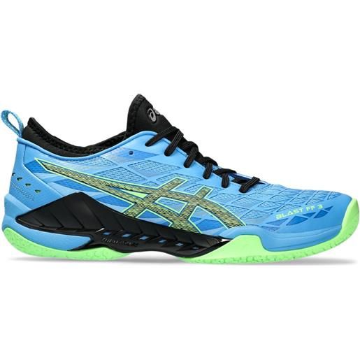 Asics scarpe da uomo per badminton/squash Asics blast ff 3 - waterscape/lime burst