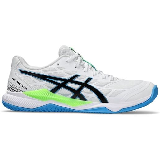 Asics scarpe da uomo per badminton/squash Asics gel-tactic 12 - white/lime burst