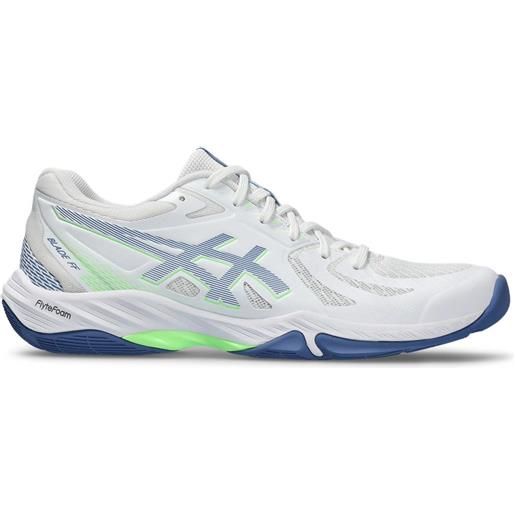 Asics scarpe da uomo per badminton/squash Asics blade ff - white/denim blue