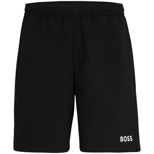 BOSS pantaloncini da tennis da uomo BOSS x matteo berrettini s_set shorts - black