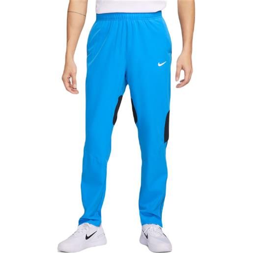 Nike pantaloni da tennis da uomo Nike court advantage dri-fit tennis pants - light photo blue/black/white