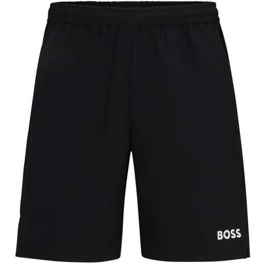 BOSS pantaloncini da tennis da uomo BOSS x matteo berrettini s_tiebreak shorts - black