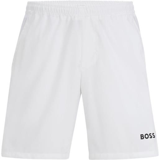BOSS pantaloncini da tennis da uomo BOSS x matteo berrettini s_tiebreak shorts - white