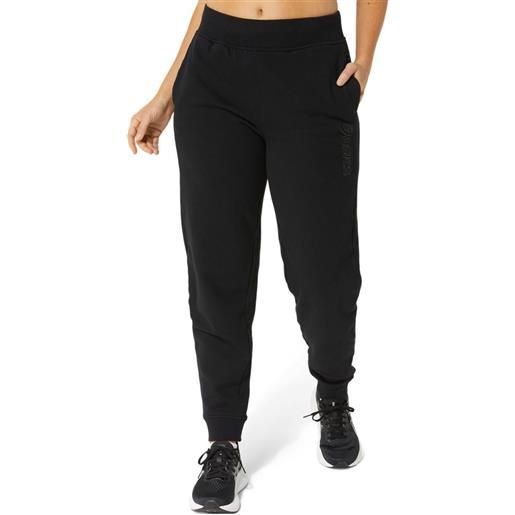 Asics pantaloni da tennis da donna Asics logo sweatpant - performance black