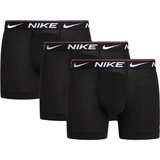 Nike boxer sportivi da uomo Nike dri-fit ultra comfort trunk 3p - black/black/black