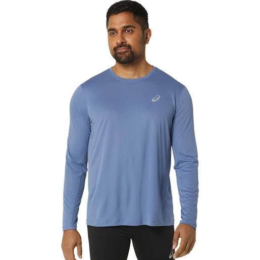 Asics t-shirt da tennis da uomo Asics core longsleeve top - denim blue