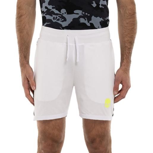 Hydrogen pantaloncini da tennis da uomo Hydrogen camo tech shorts - anthracite comouflage/white/yellow fluo