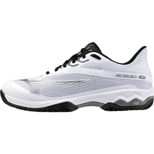 Mizuno scarpe da tennis da uomo Mizuno wave exceed light 2 cc - white/metallic gray/black