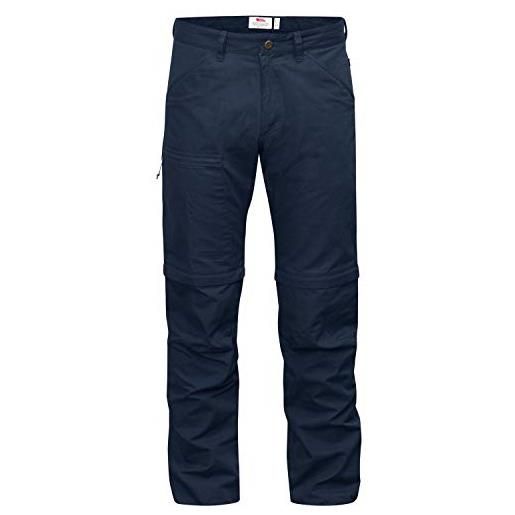 Fjällräven high coast zip-off trousers m, pantaloni sportivi uomo, blu (navy), 46