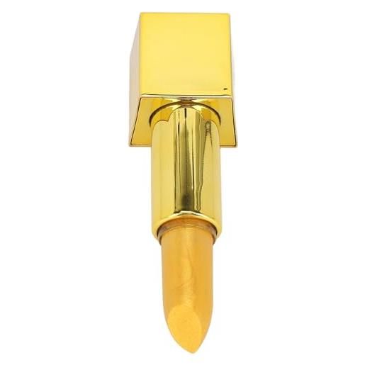 Generic rossetto metallizzato oro, rossetto oro waterproof speciale 3,5 g per luoghi speciali (07)