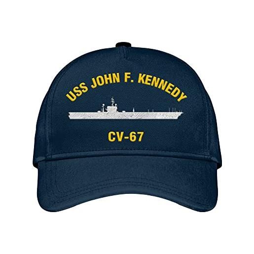 456 baseball cap john f kennedy cv 67 modello di nave marina militare cappello per esterna casual cappello piatto normale running baseball cappelli unisex